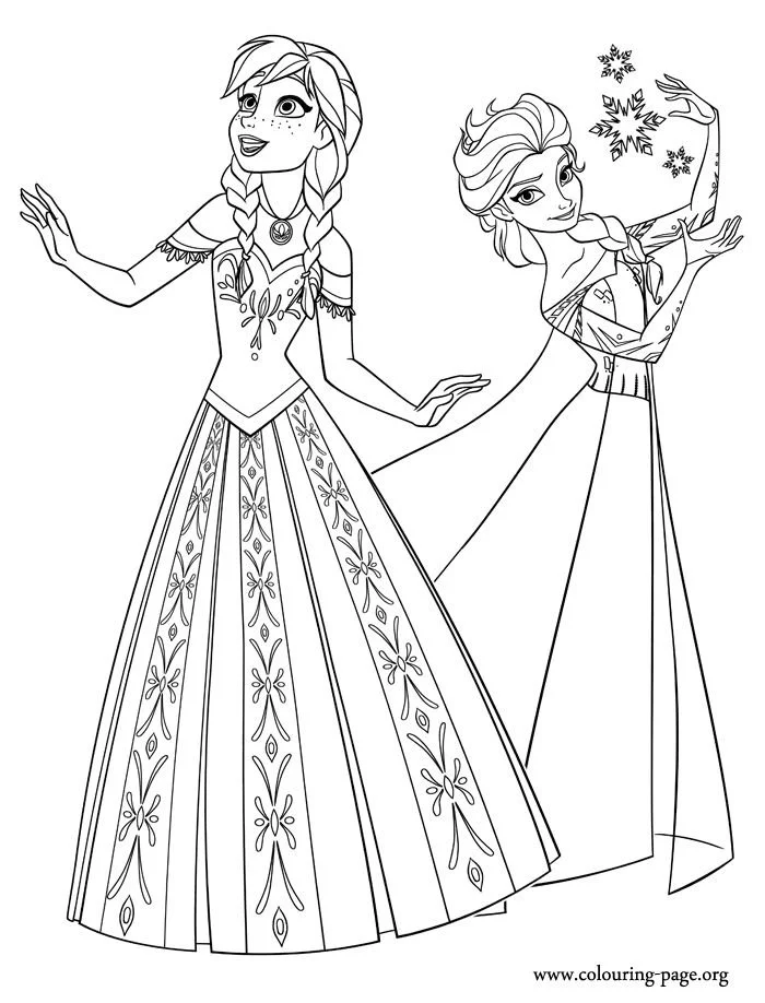 Elsa Coloring Pages 19
