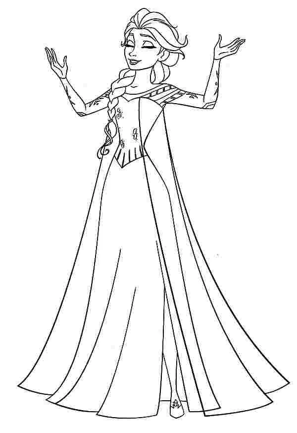 Elsa Coloring Pages 28