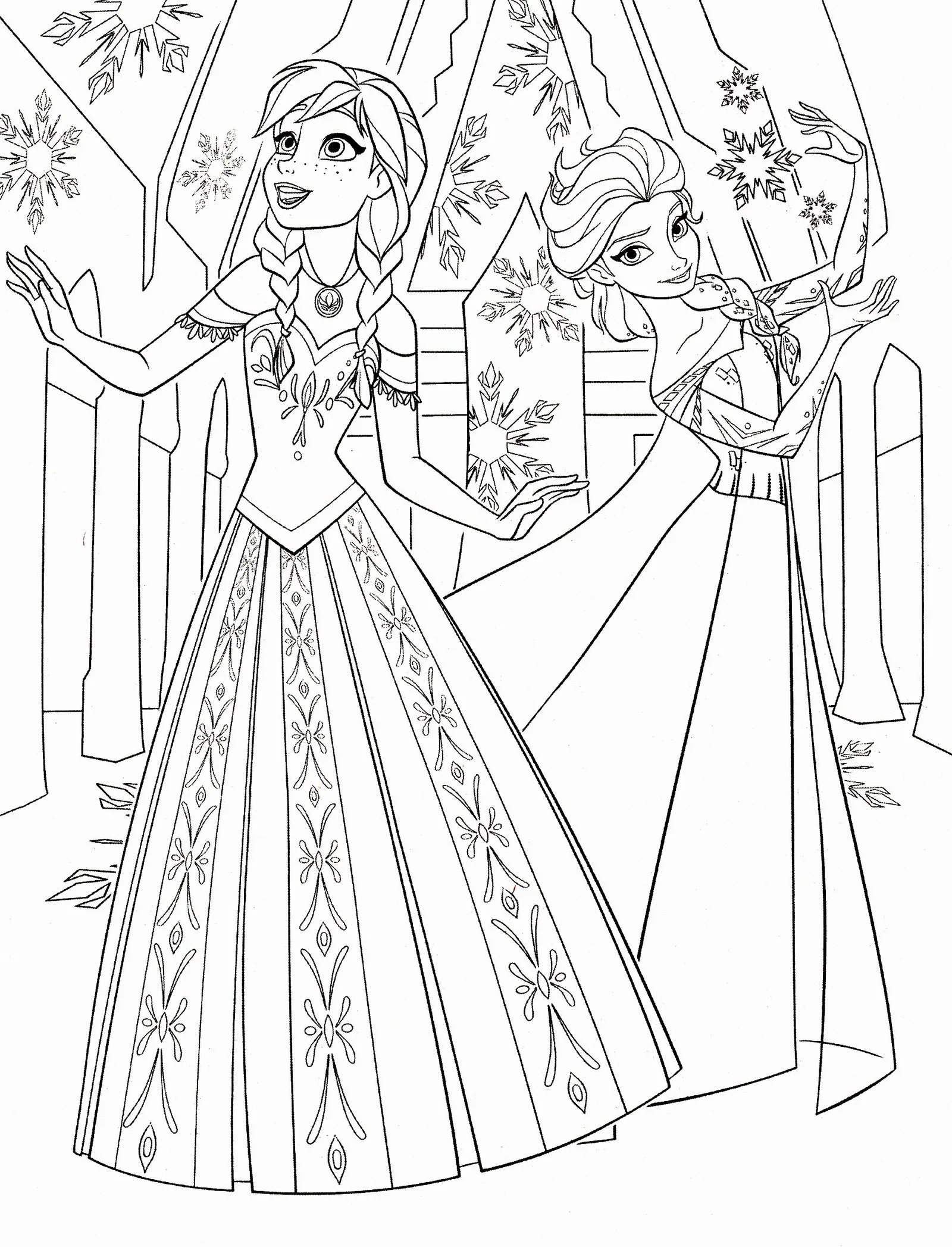 Elsa Coloring Pages 29