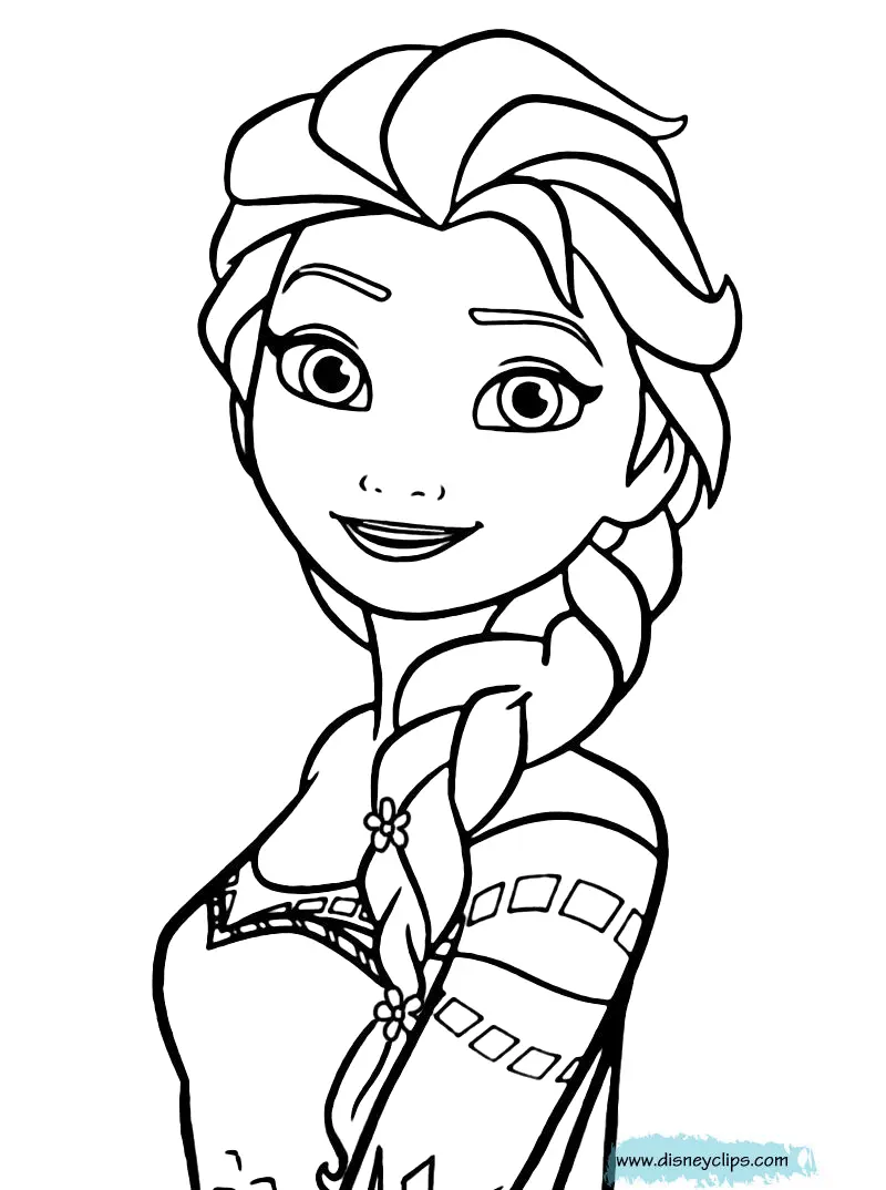 Elsa Coloring Pages 31