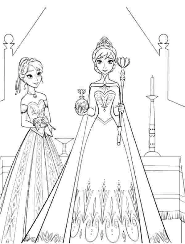 Elsa Coloring Pages 32