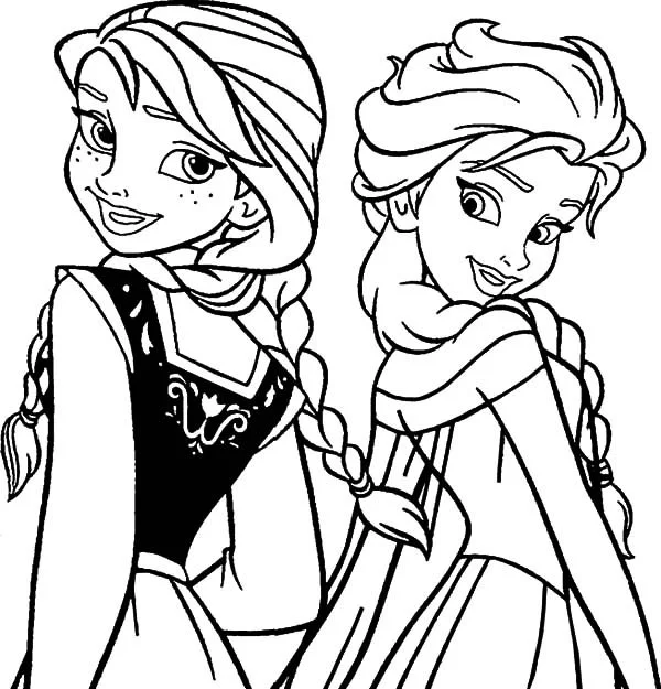 Elsa Coloring Pages 36