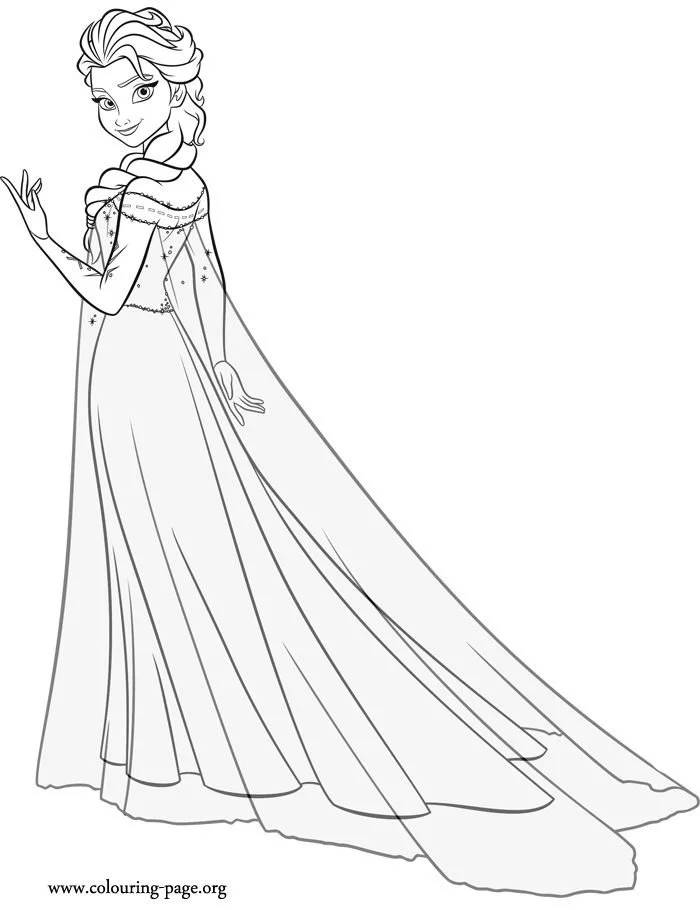 Elsa Coloring Pages 8