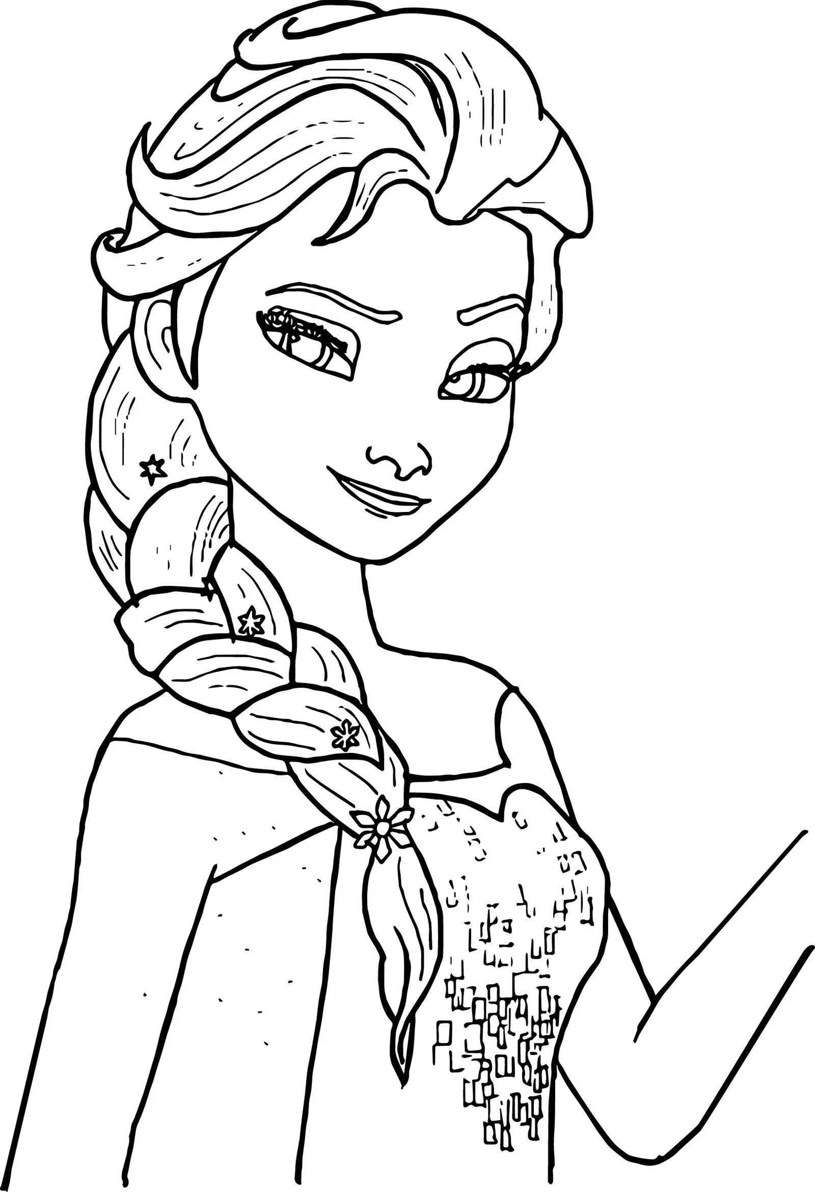 Elsa Coloring Pages 9
