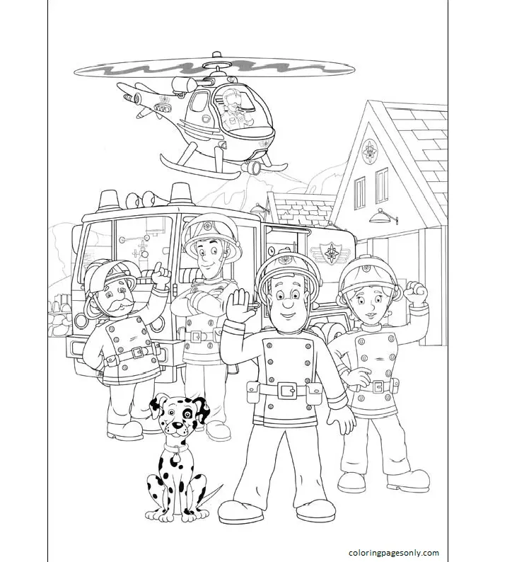 Desenhos de Emergencia Para Colorir 19
