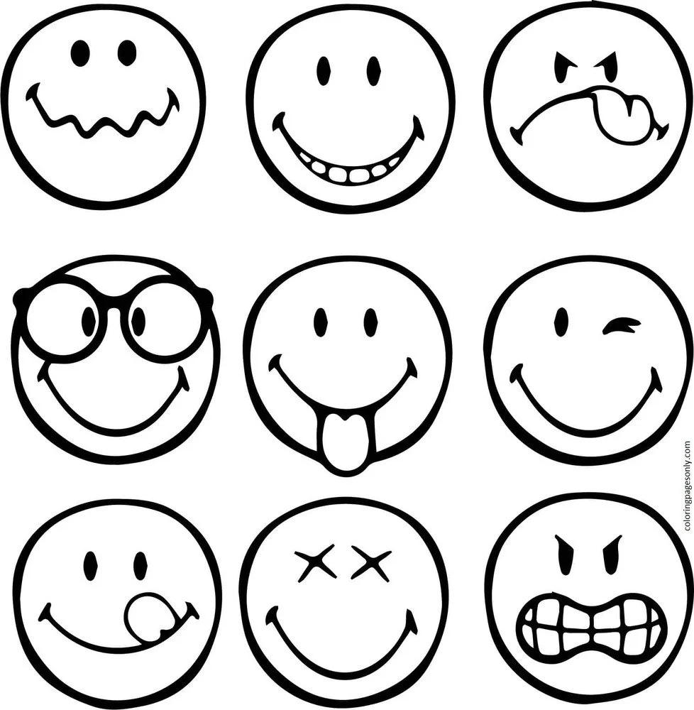 Emoji Para Colorear 5