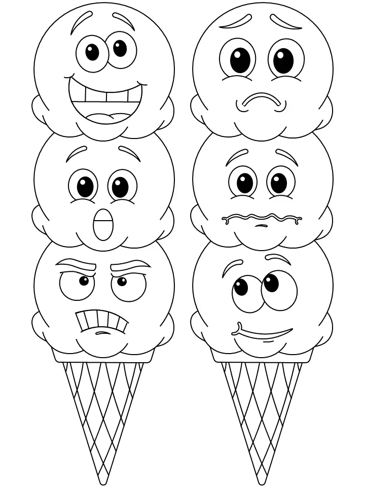 Desenhos de Emotions Para Colorir 2