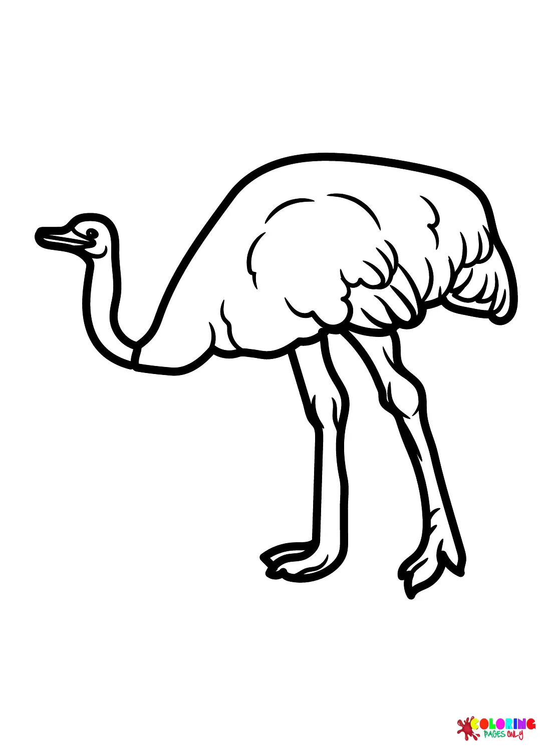 Emu Coloring Pages 34