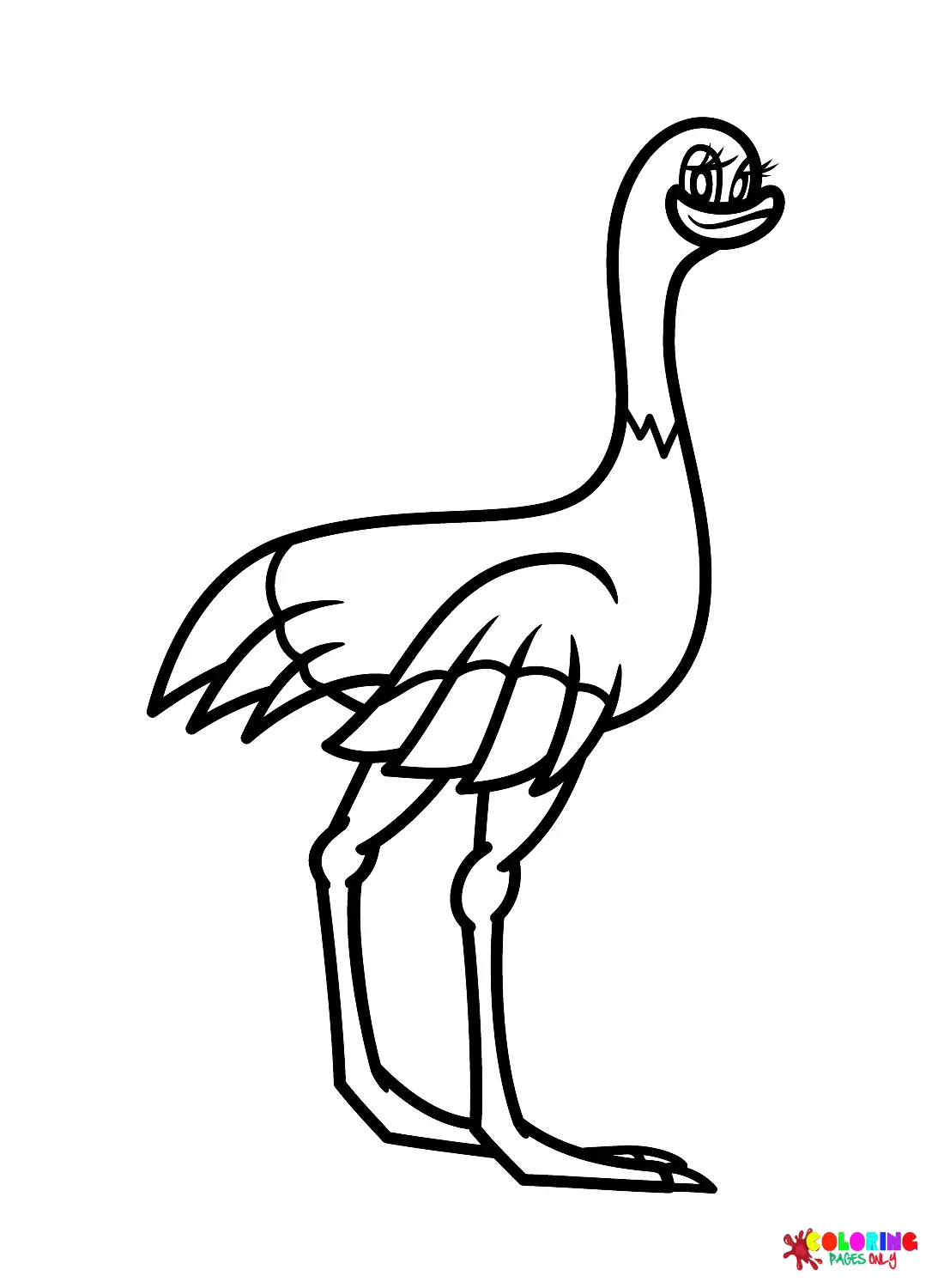 Emu Coloring Pages 36