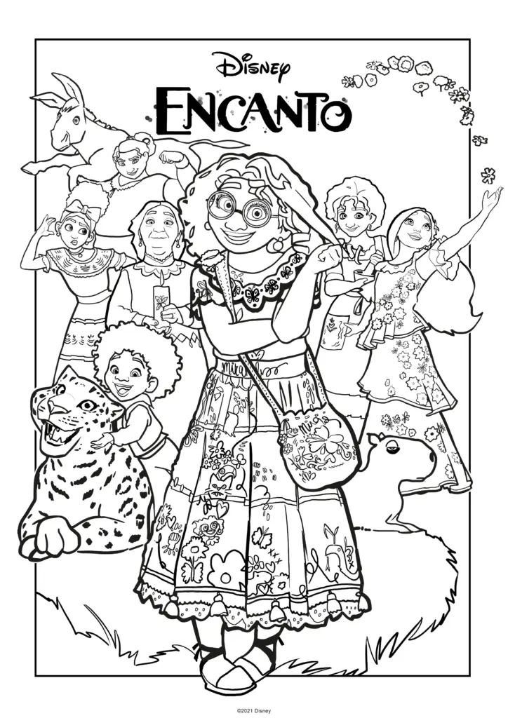 Encanto Para Colorear 1