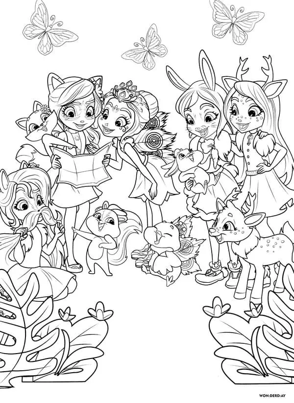 Enchantimals Para Colorear 3
