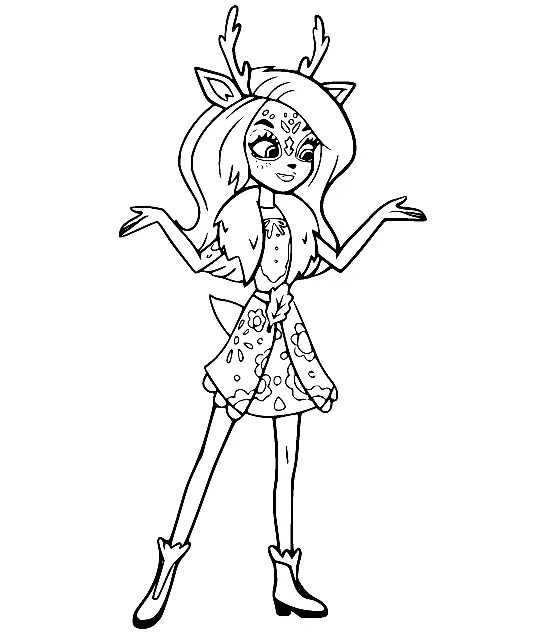 Enchantimals Para Colorear 32