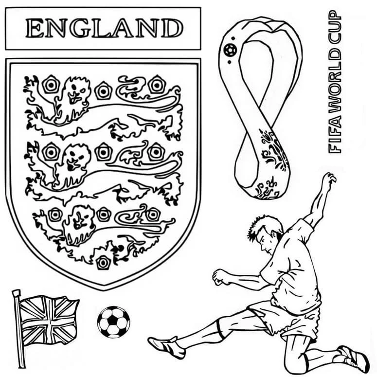 Desenhos de Inglaterra Para Colorir 12