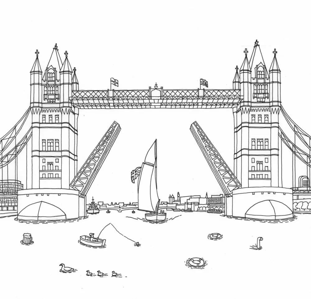 Inglaterra Para Colorear 25