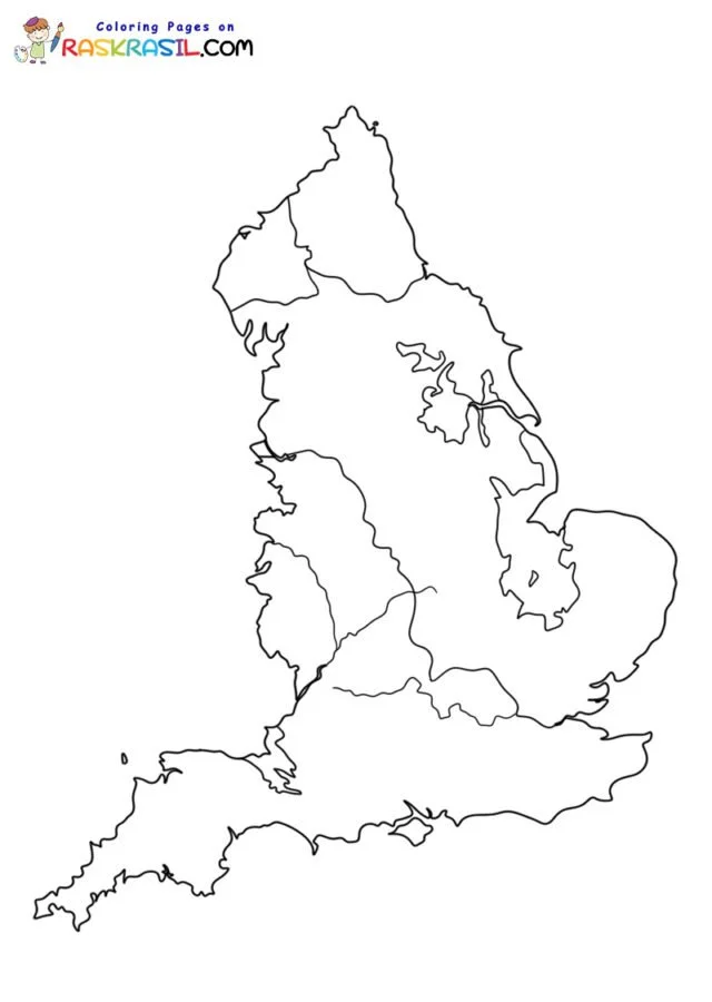Inglaterra Para Colorear 3
