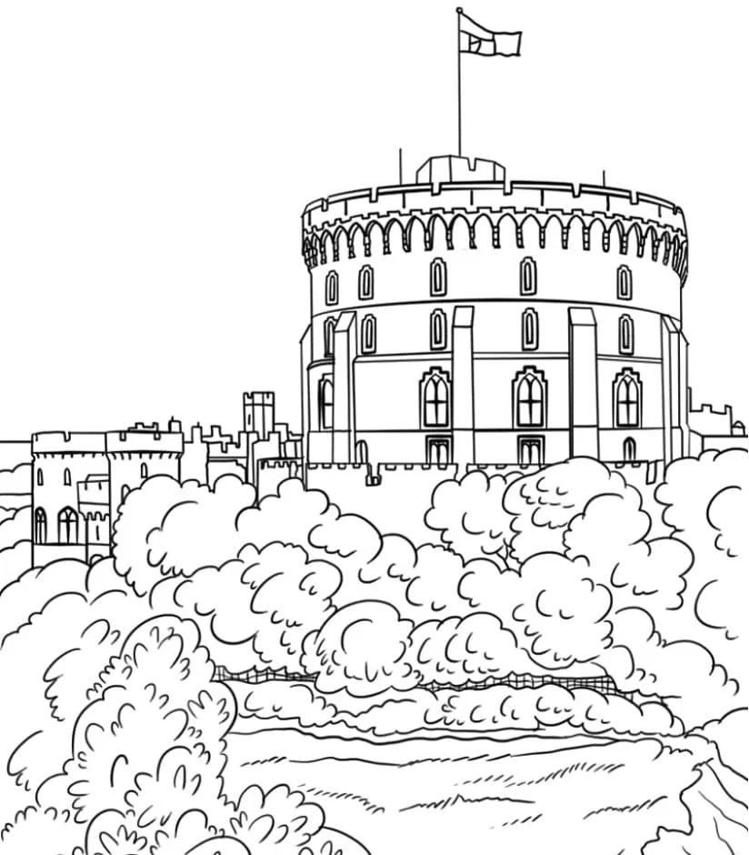 Desenhos de Inglaterra Para Colorir 36