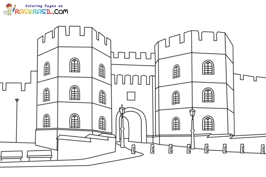 Inglaterra Para Colorear 6