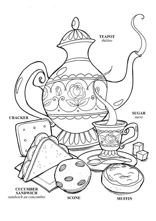 Desenhos de Inglaterra Para Colorir 7