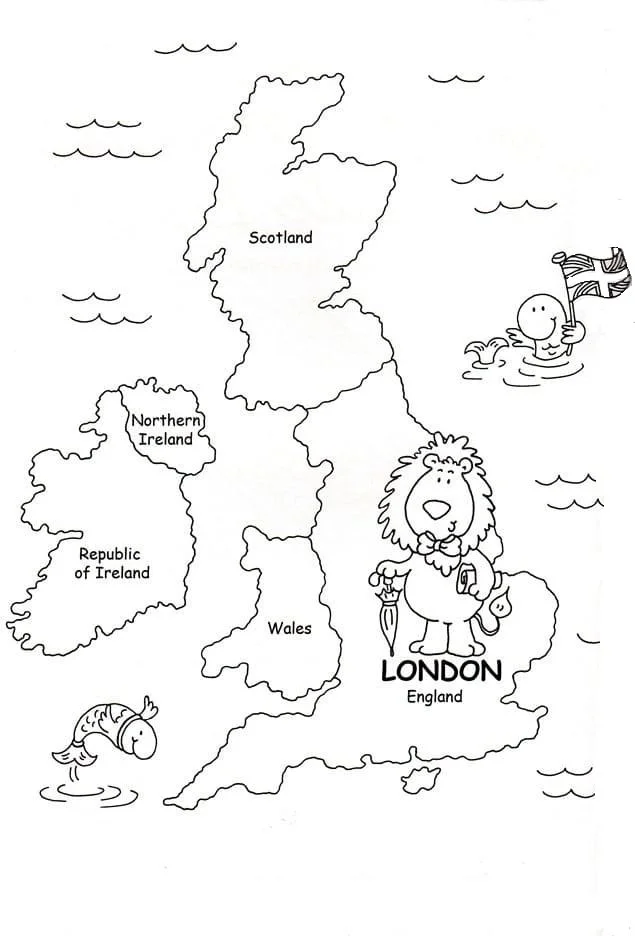 England Coloring Pages 8