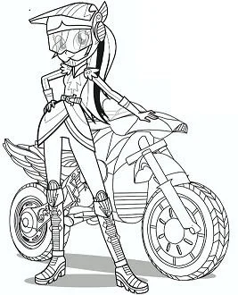Equestria Girls Coloring Pages 13