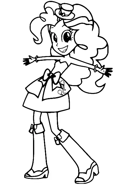 Equestria Girls Coloring Pages 25