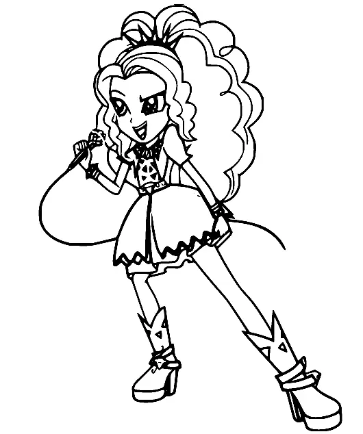 Equestria Girls Coloring Pages 34