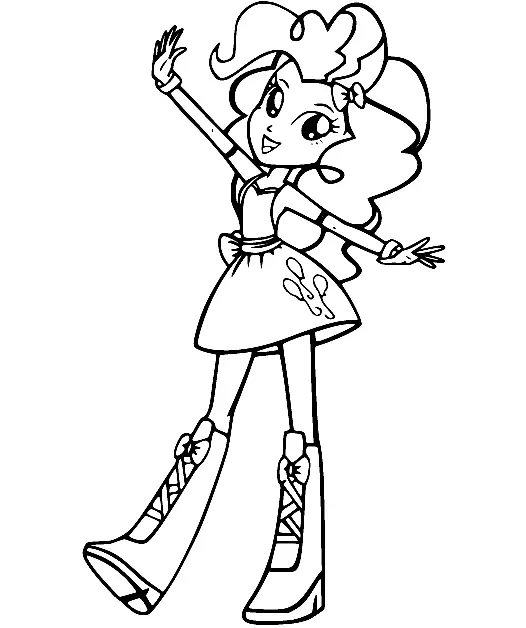 Equestria Girls Coloring Pages 37