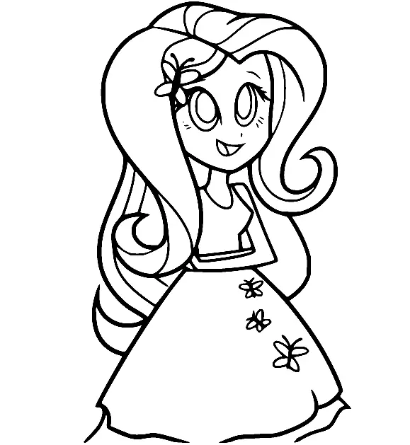 Equestria Girls Coloring Pages 44
