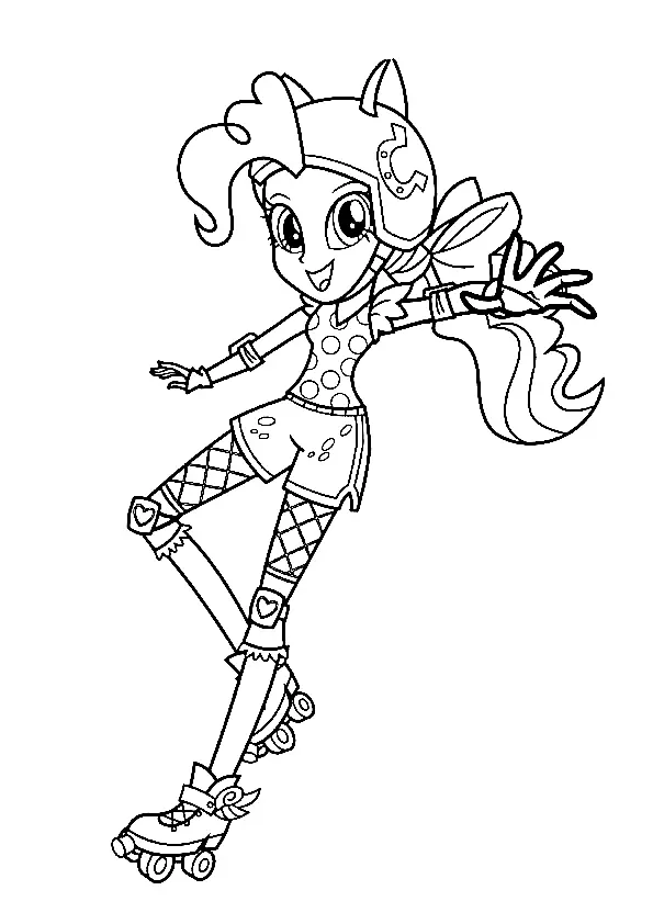 Equestria Girls Coloring Pages 47