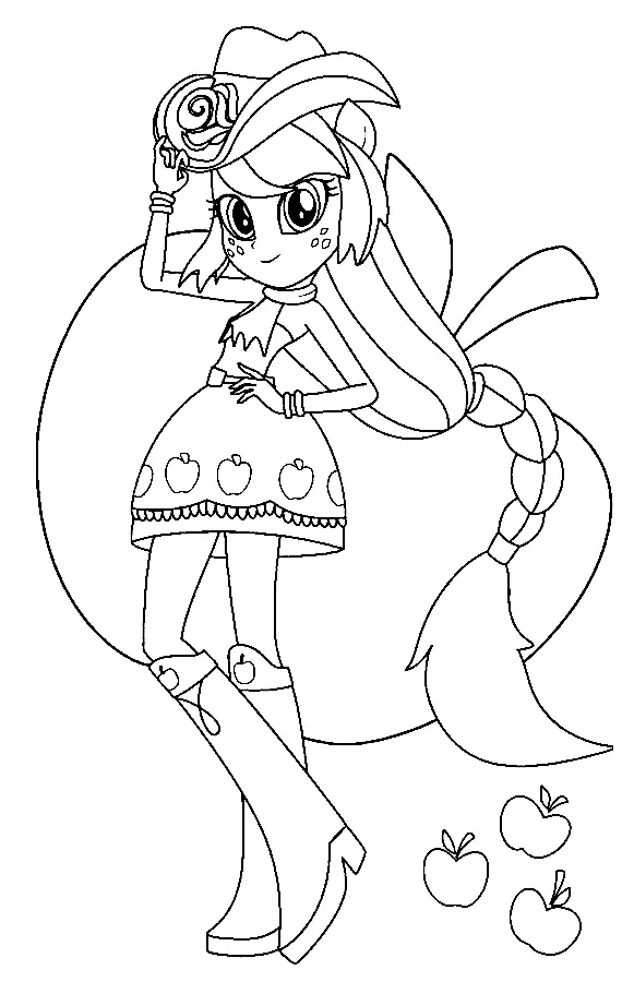 Equestria Girls Coloring Pages 65