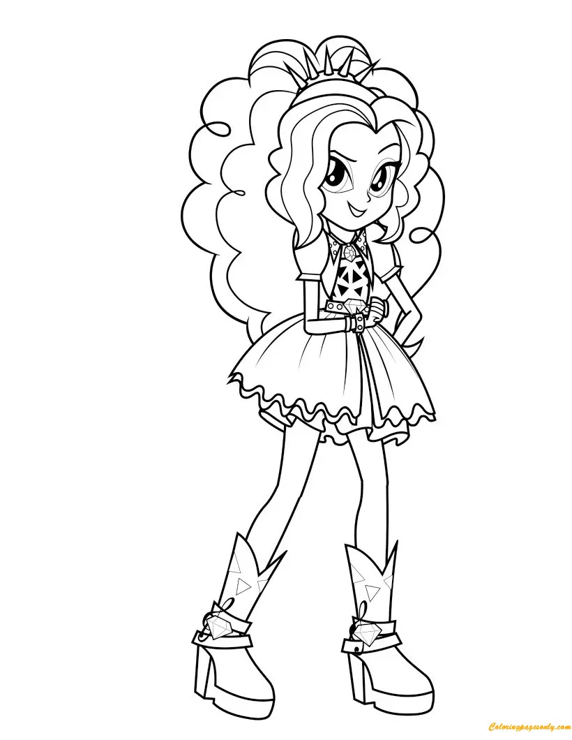 Equestria Girls Coloring Pages 7