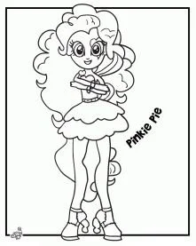 Equestria Girls Coloring Pages 8