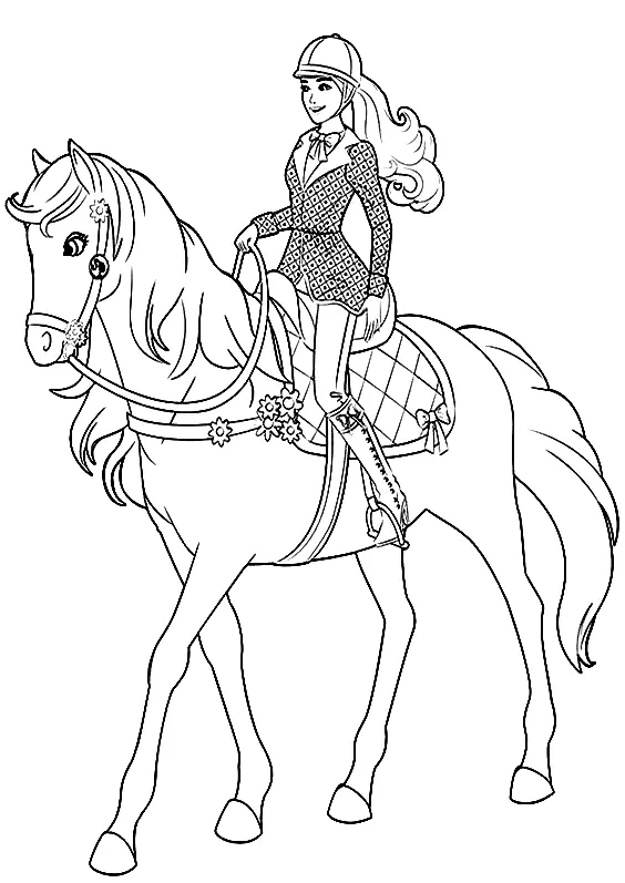 Desenhos de Equestrian Sports Coloring Pages 11