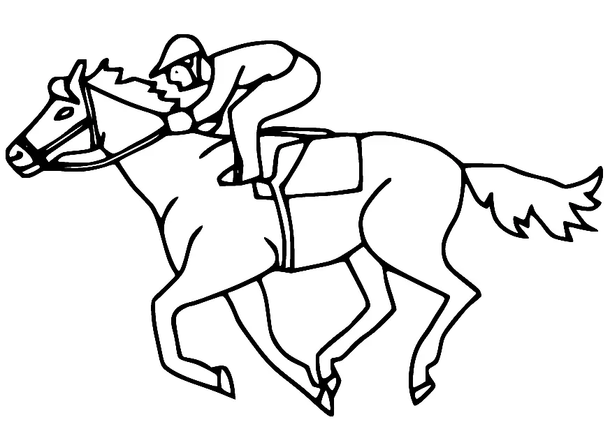 Desenhos de Equestrian Sports Coloring Pages 13