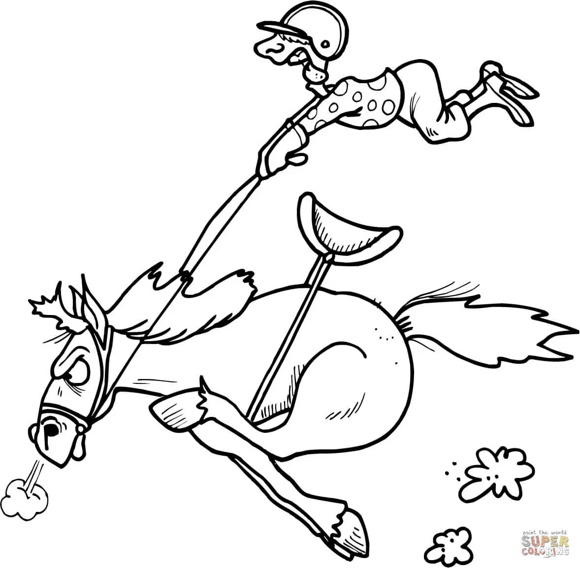 Desenhos de Equestrian Sports Coloring Pages 2