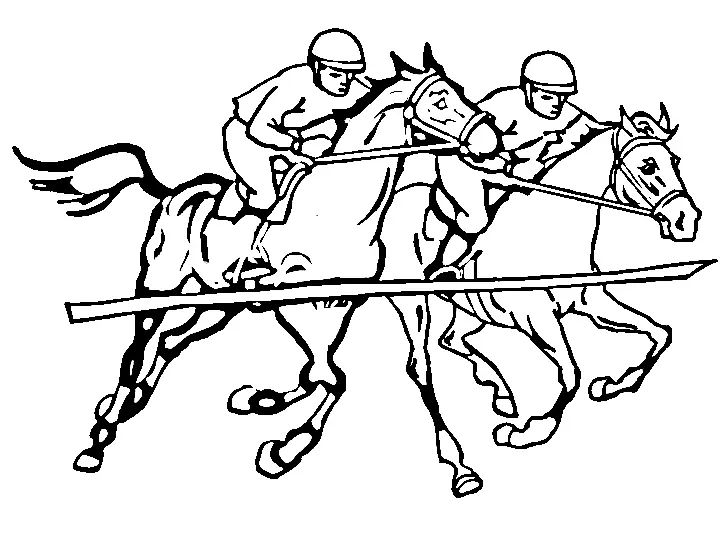 Desenhos de Equestrian Sports Coloring Pages 20
