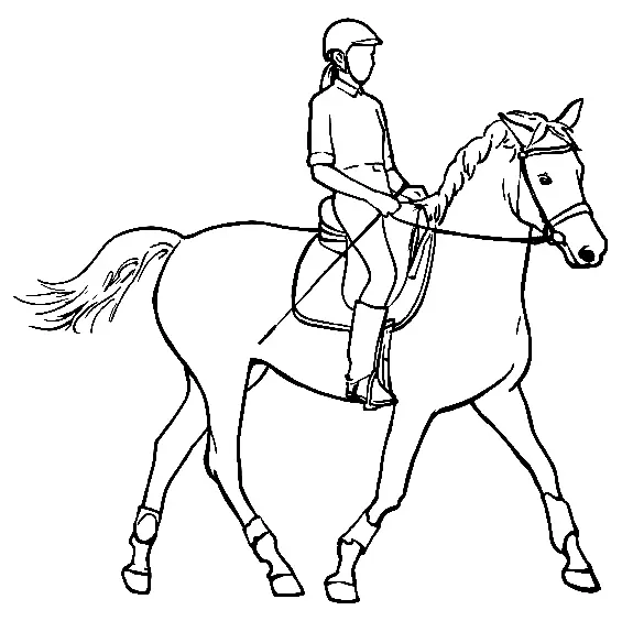 Desenhos de Equestrian Sports Coloring Pages 21