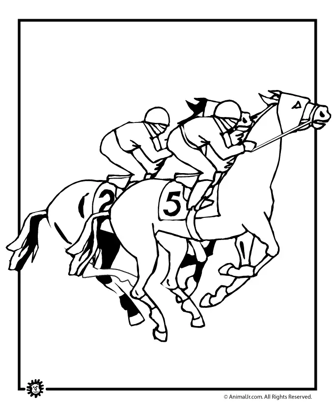 Desenhos de Equestrian Sports Coloring Pages 3