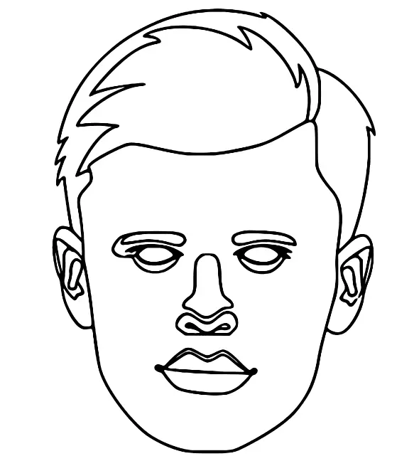 Erling Haaland Para Colorear 19
