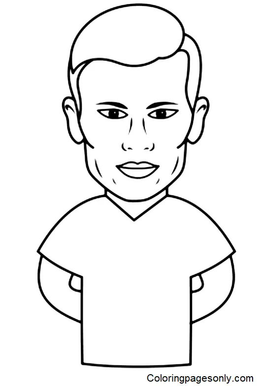 Erling Haaland Para Colorear 23
