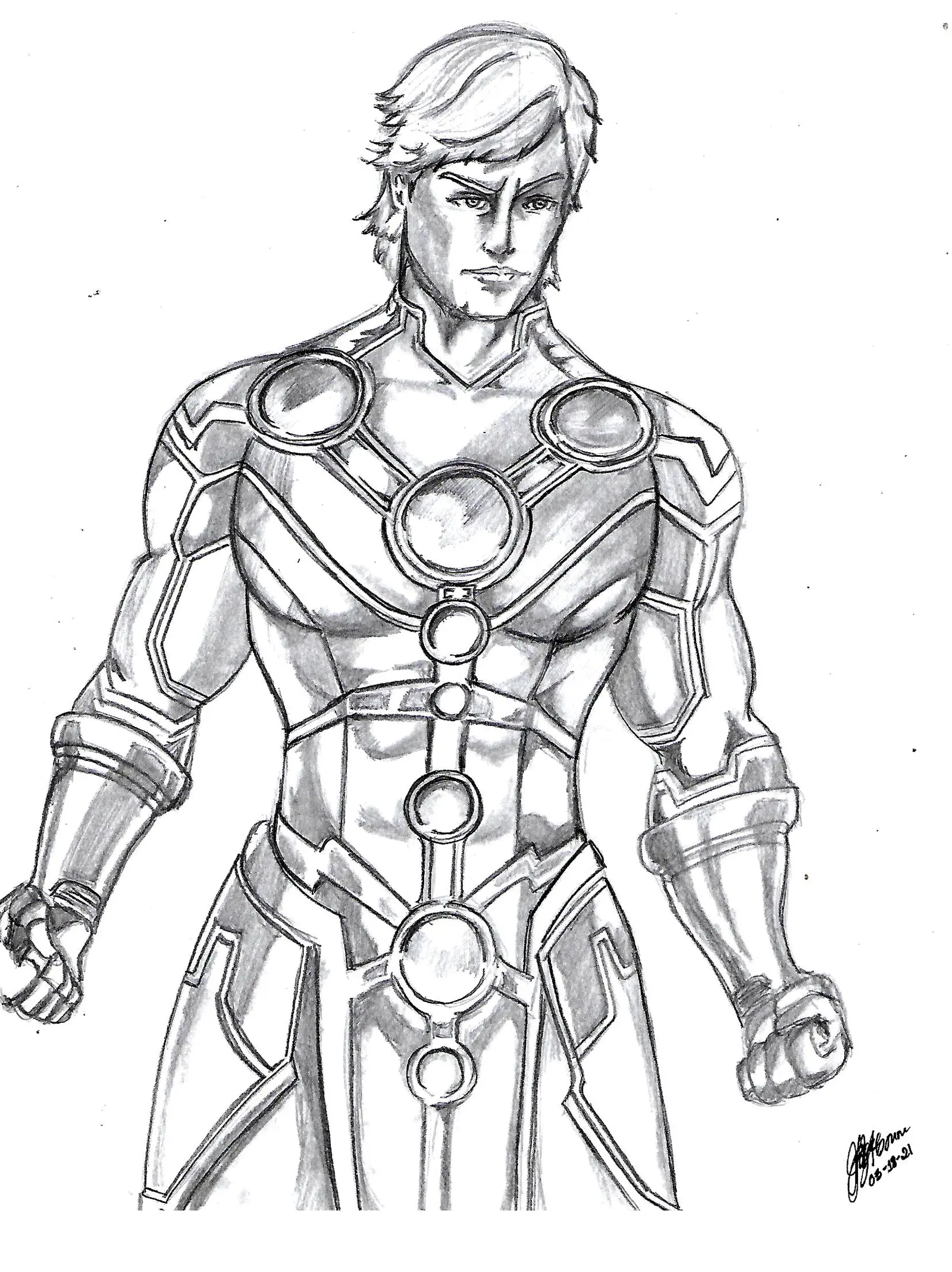 Eternals Para Colorear 7