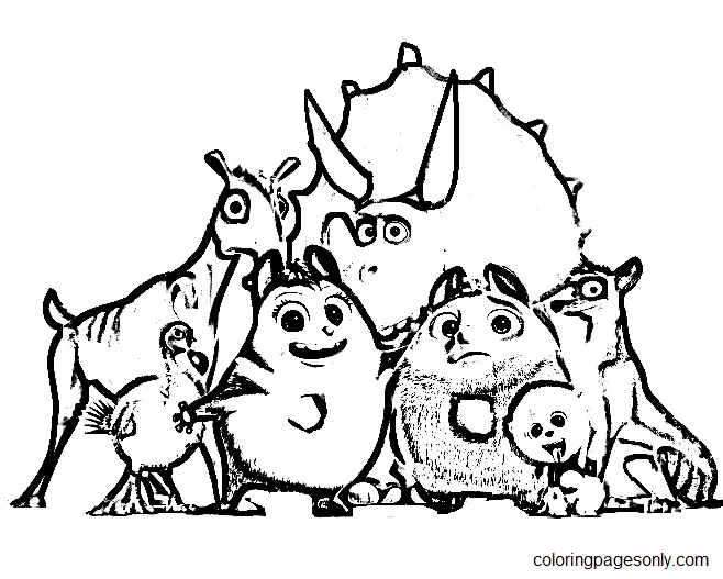Extinct Coloring Pages 3