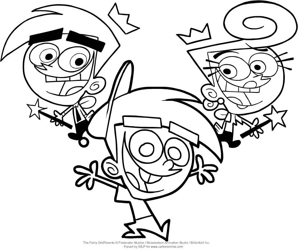 Fairly OddParents Ausmalbilder 1