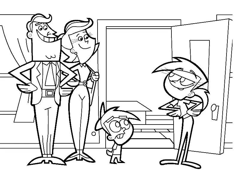 Fairly OddParents Ausmalbilder 4