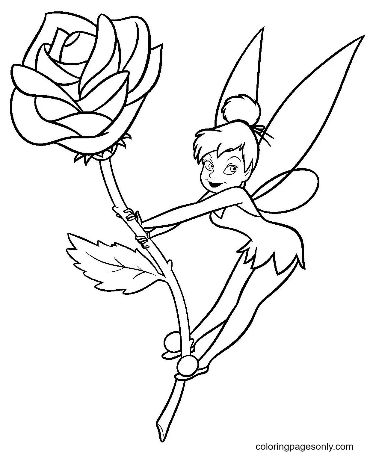 Fairy Coloring Pages 15