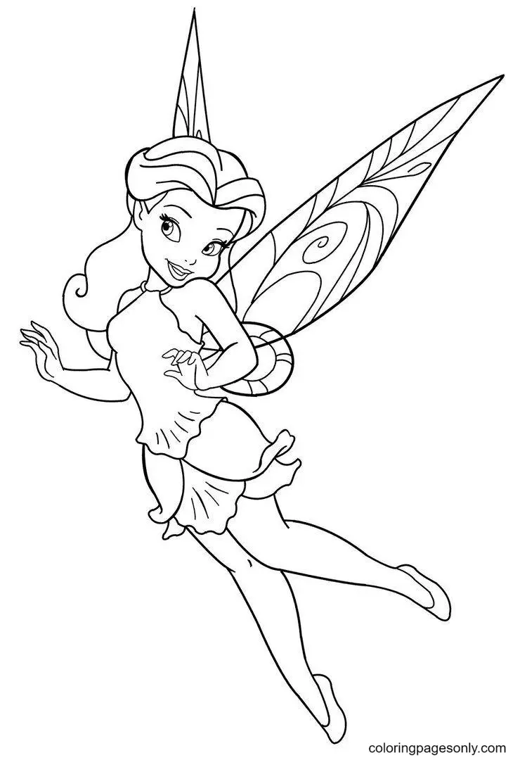 Fairy Coloring Pages 18