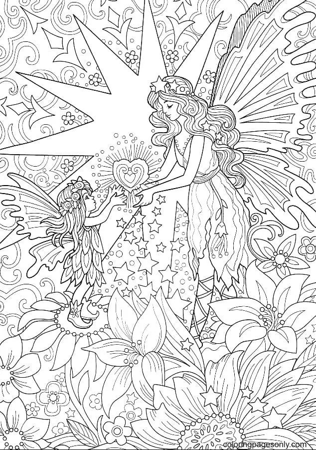 Fairy Coloring Pages 26