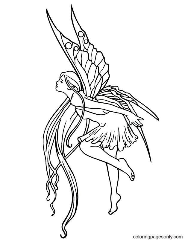 Fairy Coloring Pages 30