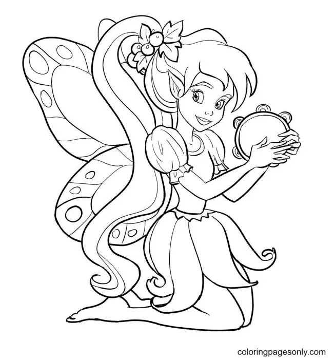 Fairy Coloring Pages 32
