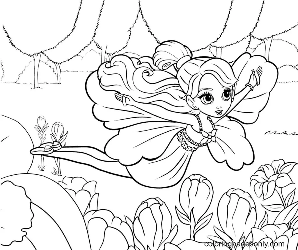 Fairy Coloring Pages 33